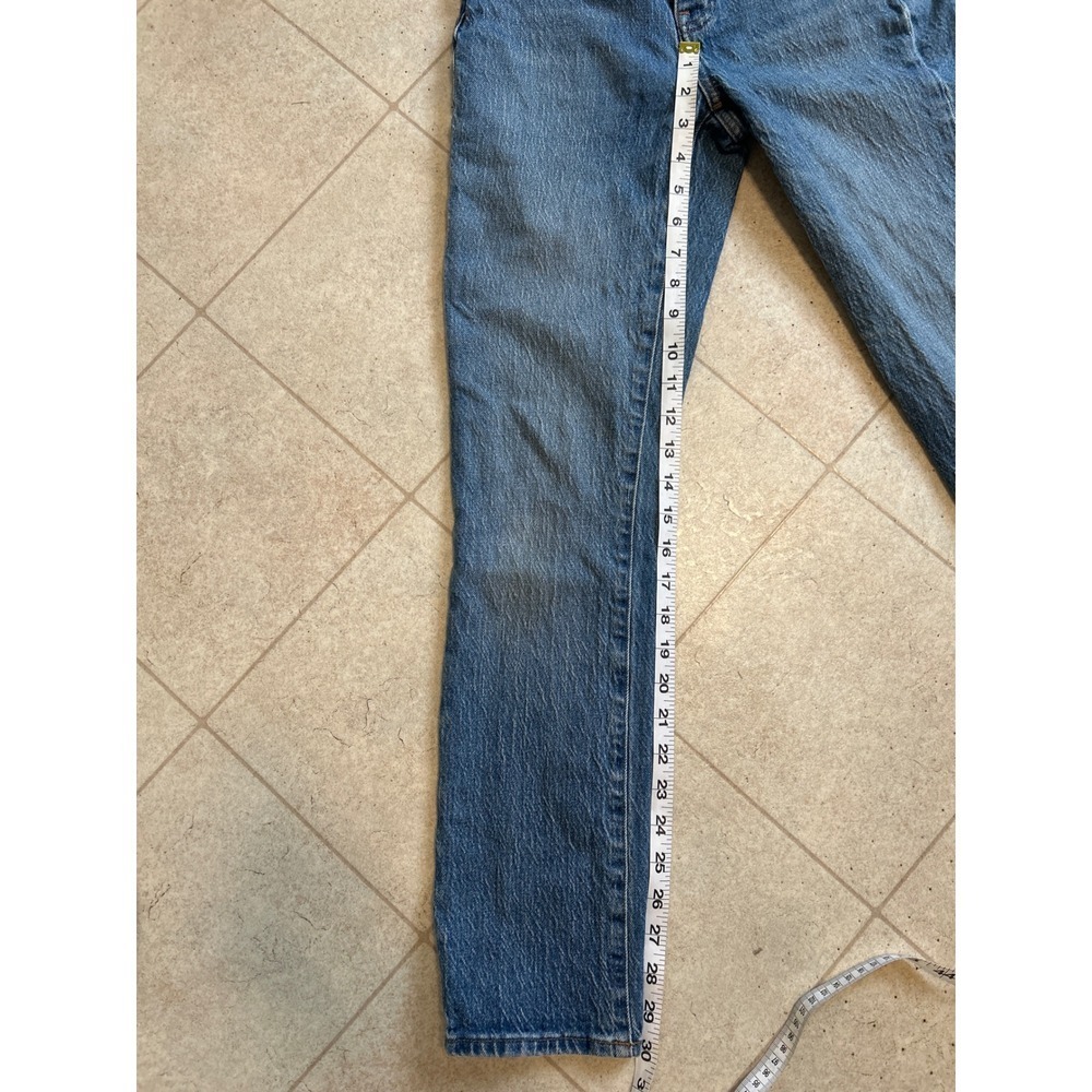 Madewell High-Rise Slim Boyjean Jeans Light Wash Denim Size 23 - Picture 4 of 5